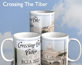 Crossing the Tiber -- Personalized RCIA mug