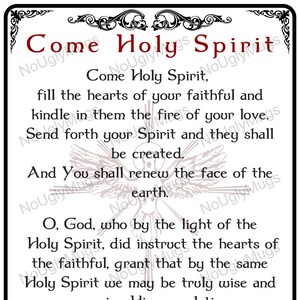 Digitale download: Come Holy Spirit Prayer
