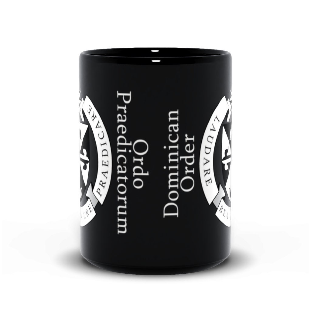 Ordo Praedicatorum Dominican Order Black Coffee Mug - Etsy