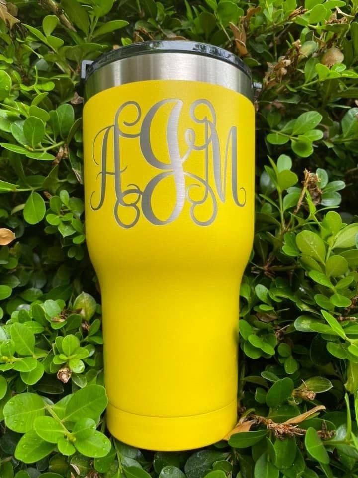 Custom Laser Engraved Tumbler Etsy