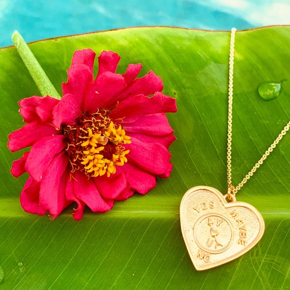 24k Real Gold Plated Heart Necklace