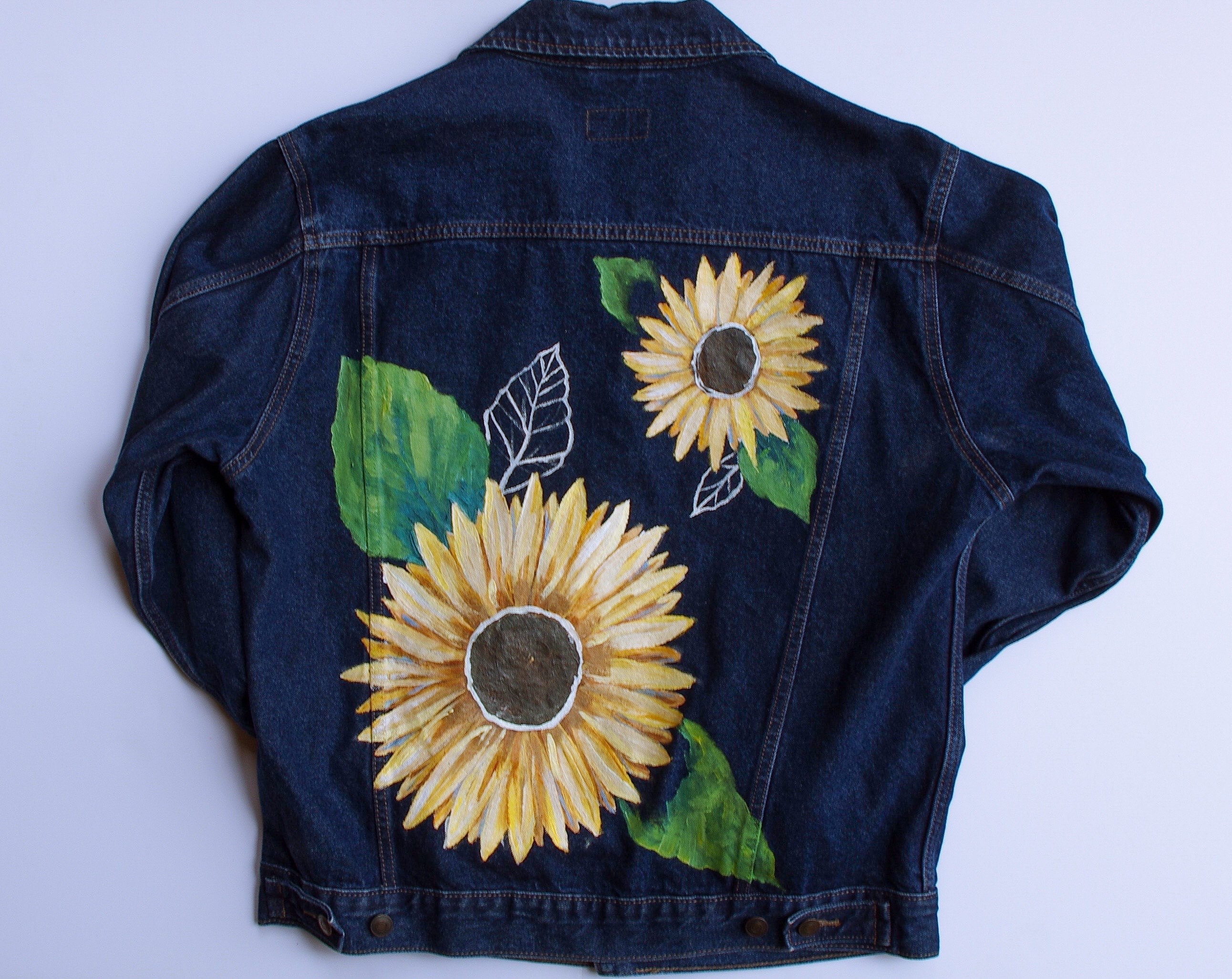 Sunflower Jacket Etsy