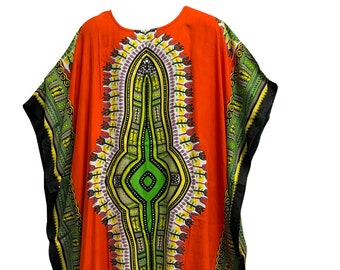 Men's Bohemian African Dashiki Print Ethnic Caftan Kaftan