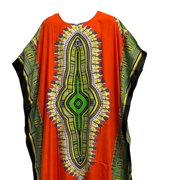 Caftan ethnique ethnique bohème pour homme, imprimé dashiki, caftan