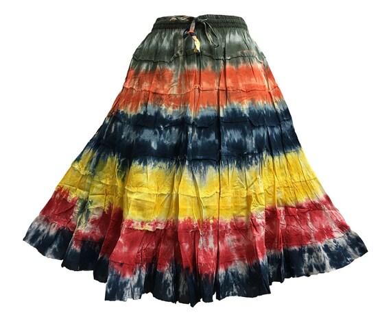 Bohemian Crinkled Gauze Cotton Mid 