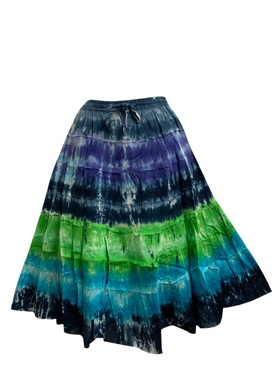 Ombre tie cheap dye skirt