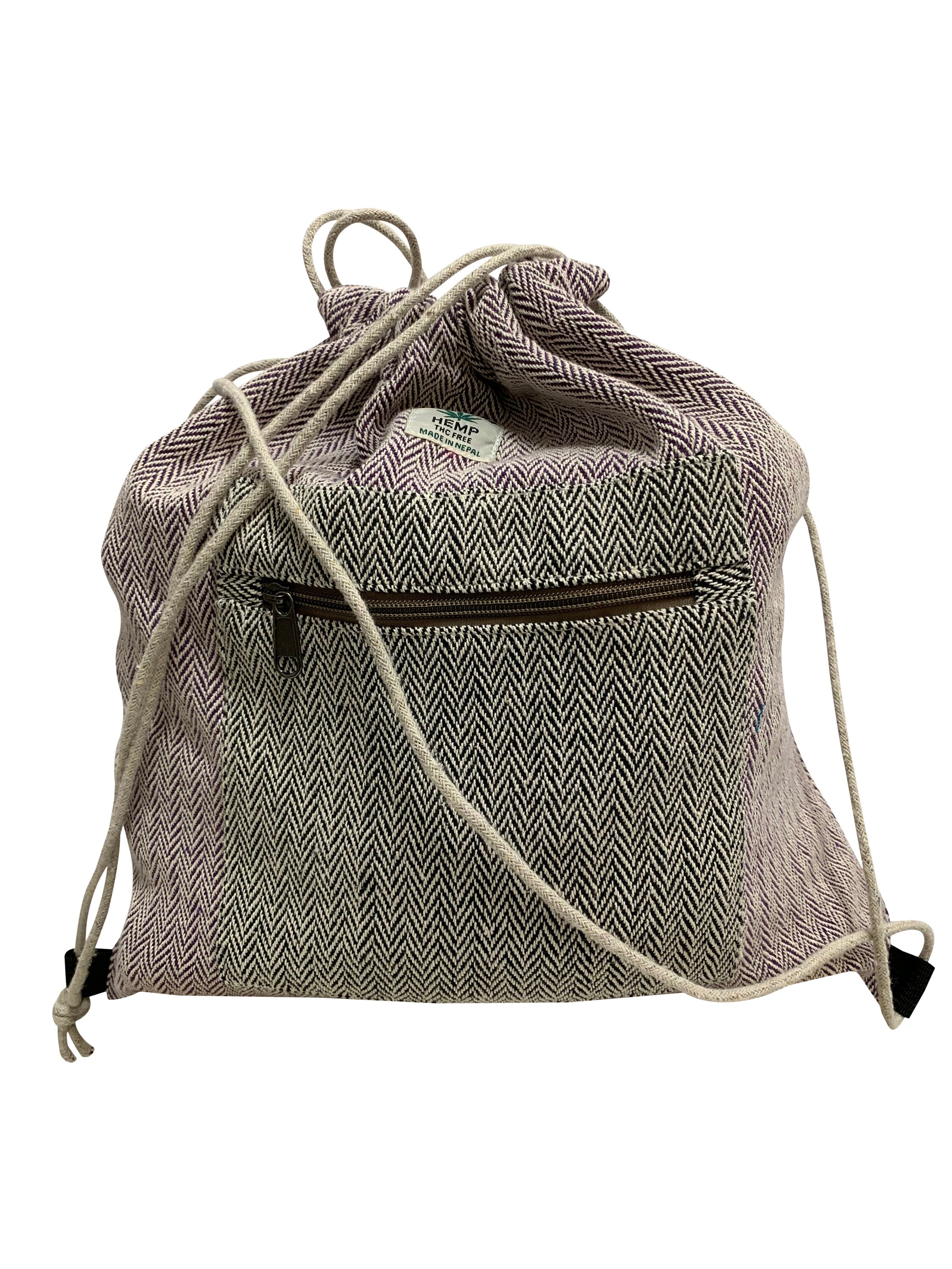 Hemp drawstring deals bag