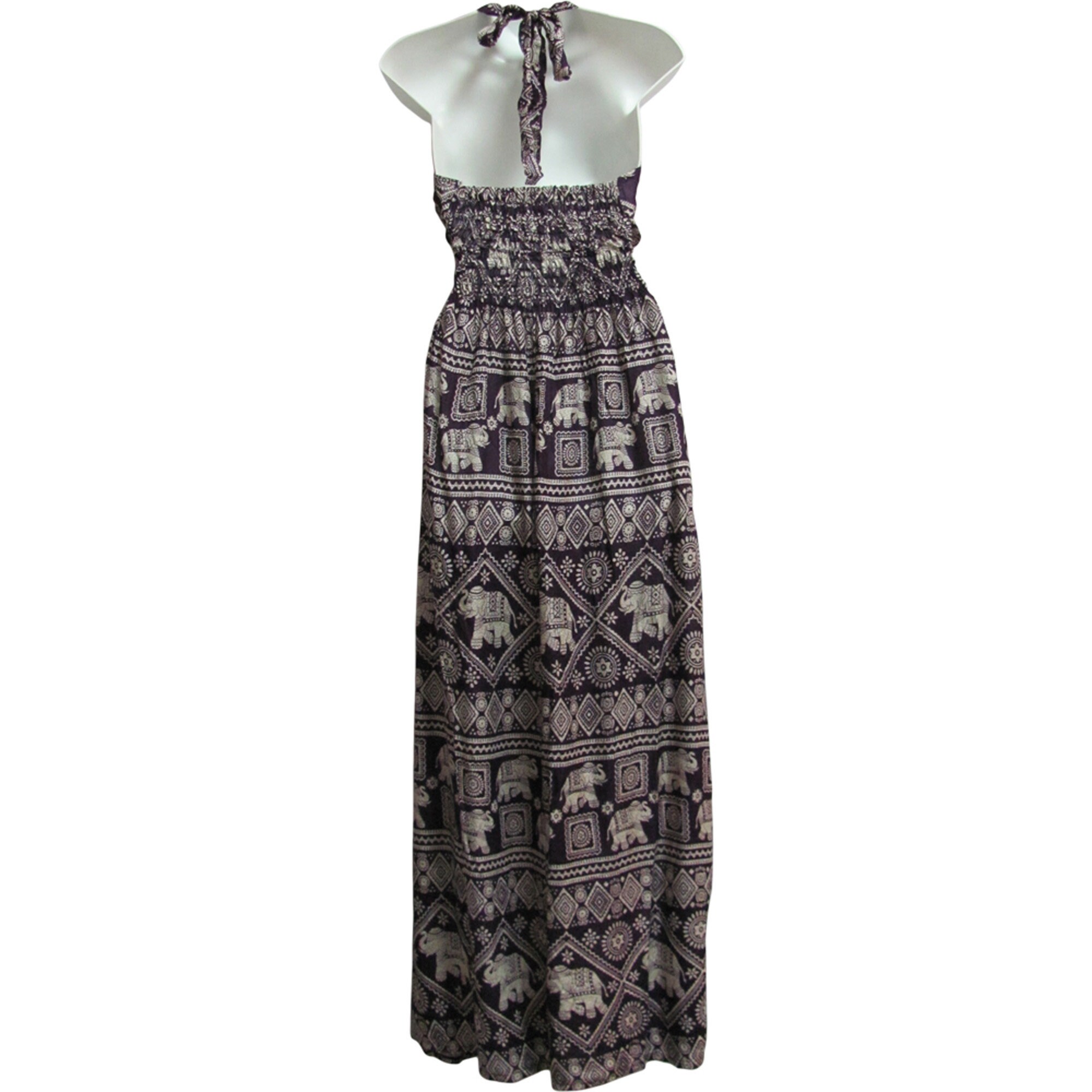 ELAN Bohemian Southwestern Halter Long Dress NWOT - Small main image 1