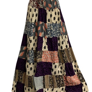 Handmade Boho Patchwork Ethnic Vintage Long Skirt PIHU - Etsy