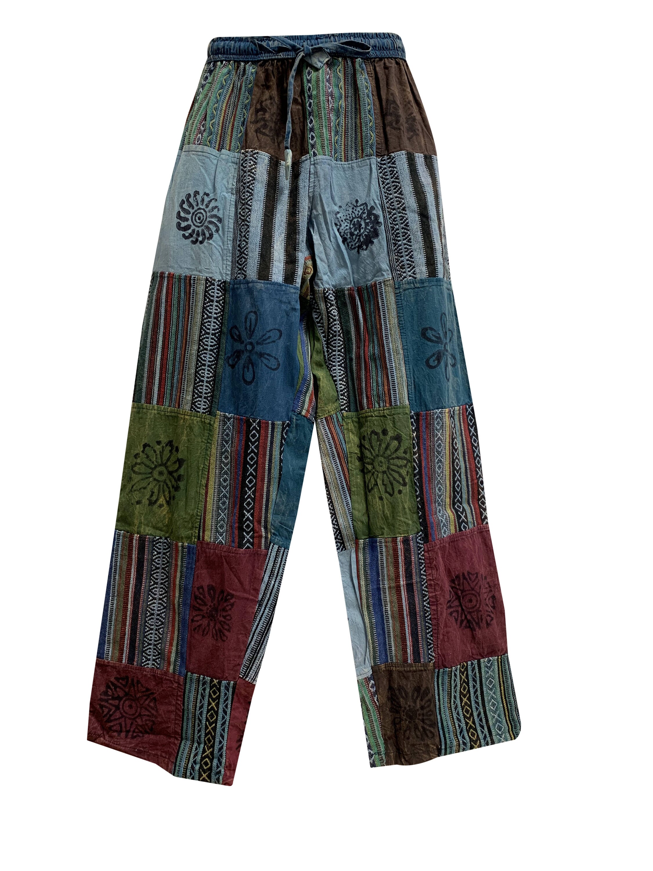Patchwork hippie shop trousers