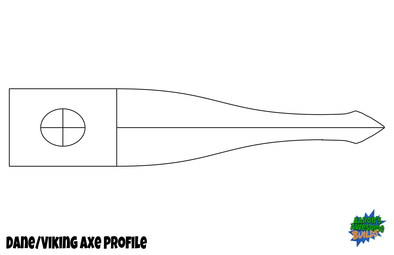 Viking Axe Head Template Viking Axe Head Template
