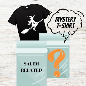 Salem, Mass Mystery Black T-Shirt Short Sleeve