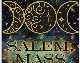 Celestial Salem, Mass Sticker
