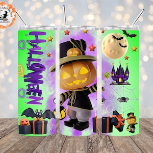 Halloween Themed 3D Pumpkin Man Digital Download