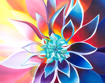 flower painting, flower painting on canvas, original painting of flower, colorful flower art, colorful flower painting, oil painting flower