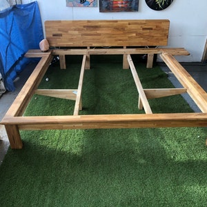 Hand made bed frame