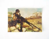 Sniper Quiet Vinyl Sticker Metal Gear Solid Inspired