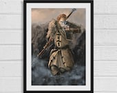 Anders A4 Dragon Age Inspired Art Print