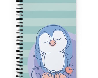 Cute Penguin Notebook Bullet Journal