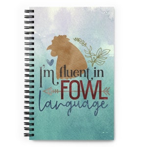Funny Chicken Notebook Bullet Journal
