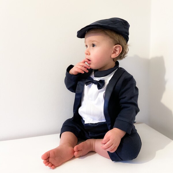 Baby Boy Tuxedo Etsy