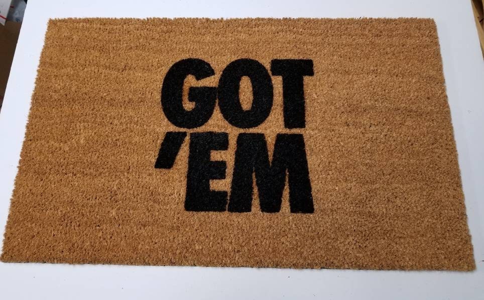 GOT 'EM Doormat 18x30 Nike Kiss My Airs | Etsy