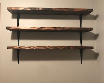 wooden shelves etsy