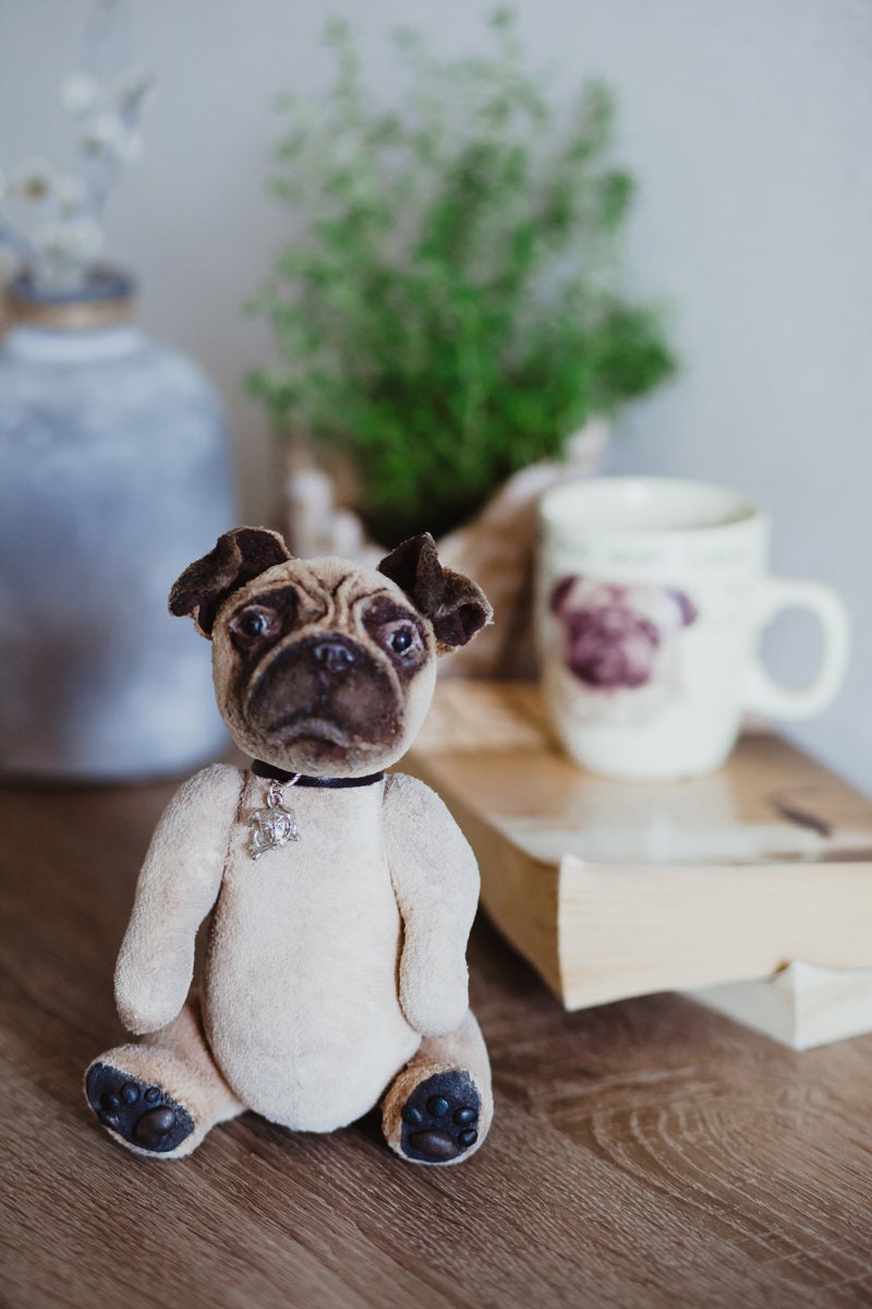 pug dog teddy bear