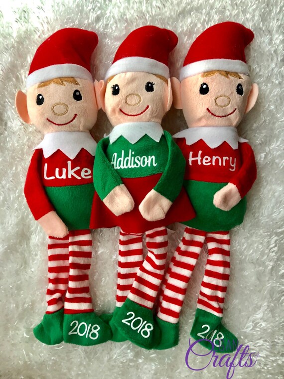 christmas elf plush