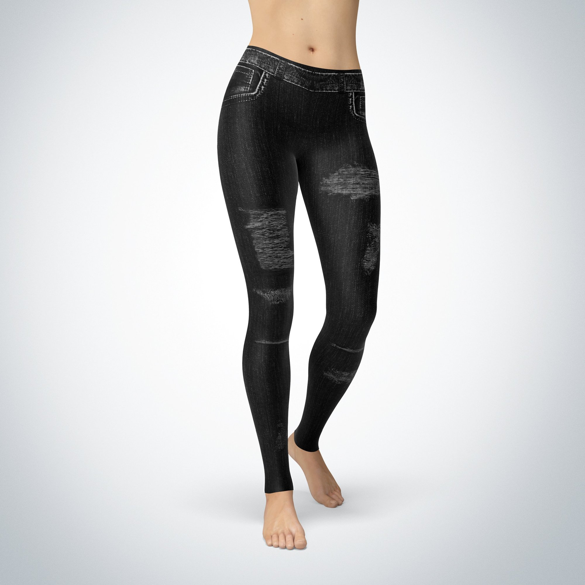 denim look leggings