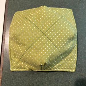 Microwave Bowl Cozy Set: Reversible Fabric Hot Pads, Grape & Lime Bild 4