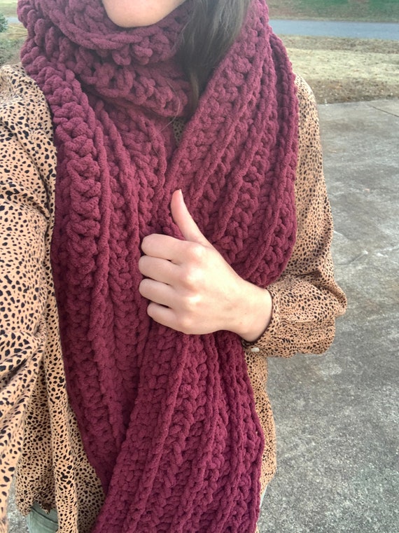 Handmade Crochet Women\'s Size Medium Maroon Hat And Infinity Scarf Set Unbranded | Accessories | Handmade Crochet Womens Size  main image 4