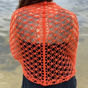 Shawl Crochet Pattern, Quick Crochet Pattern, Make in Most Yarns, One to Two Hank Pattern, Caron Blosson Cakes, Scheepje Stone Washed