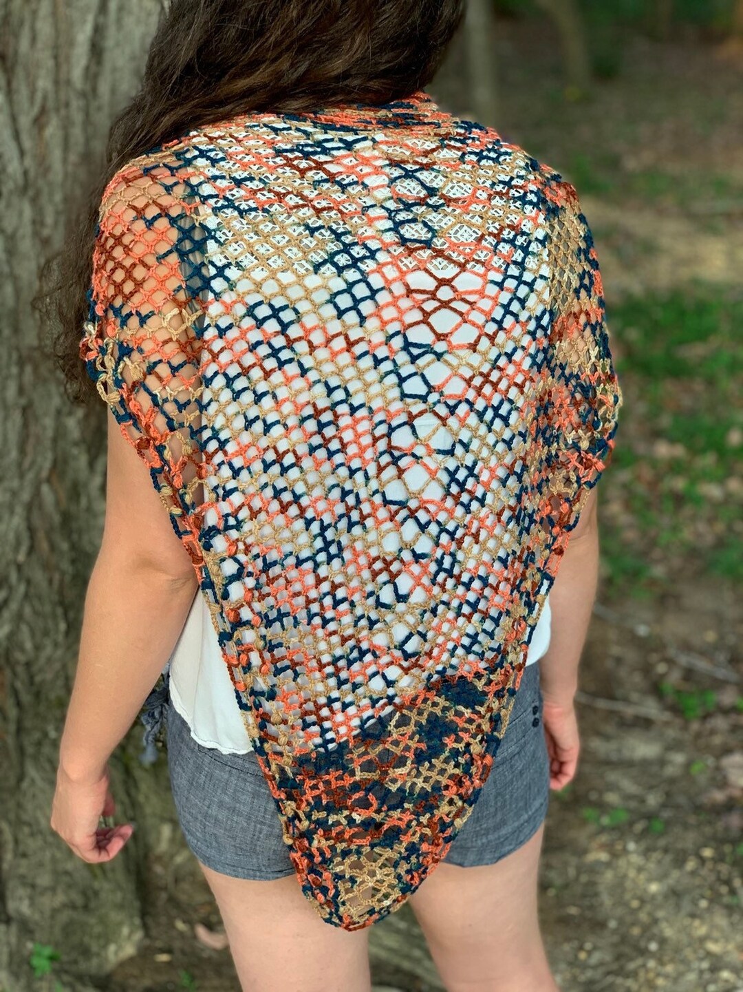Shawl Crochet Pattern, One Hank Wonder, One Hank Pattern, Sock Yarn ...