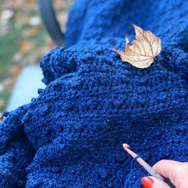 knitted shawl blanket