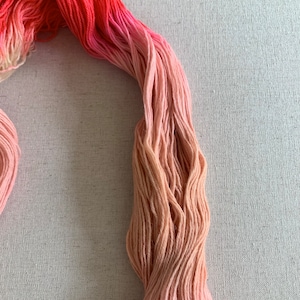 Hand Dyed Yarn, Bluefaced Leicester Wool Yarn, Sock Yarn,  Fingering Yarn, Weight 1 Yarn, Superwash Yarn, OOAK Yarn, Pink Champagne Cake