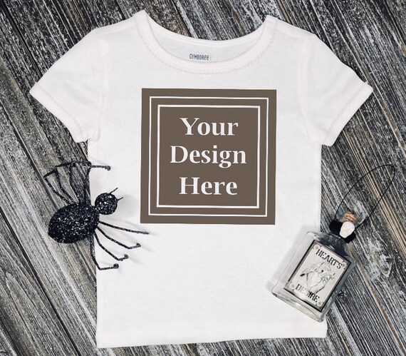 Download Blank White Short Sleeve Mockup Kids T-Shirt Girls - T ...