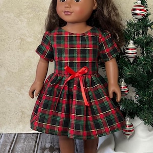 American Girl Doll Holiday Dress - Etsy American Girl Doll Holiday Dress - Etsy