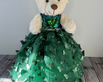sachin and babi light blue dress Green Quinceanera Dresses main image 0