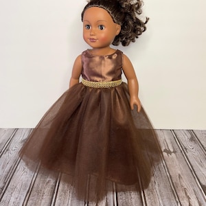 dark brown baby dress Chocolate Brown Baby Dress