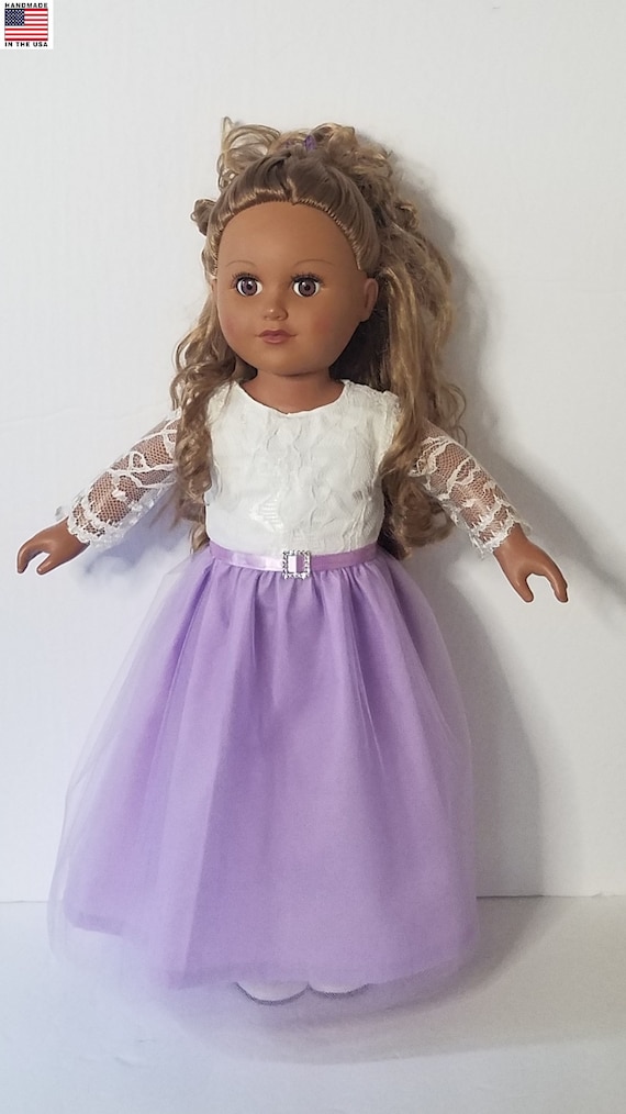 American girl lilac dress hotsell