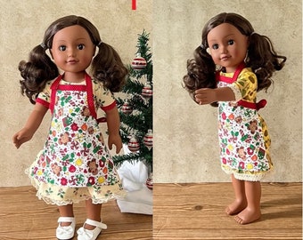 18in Doll Baking Apron, Little Chef Apron Handmade For American  Dolls And Other 18in Dolls. The Perfect Gift For Any Occasion.