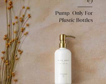 Pompa metalowa lub plastikowa tylko do butelek plastikowych | Rozpylacz spustowy | Pompa do mydła | Pompa do balsamu | Pompa do płynu do mycia naczyń | Pompa do mydła do rąk