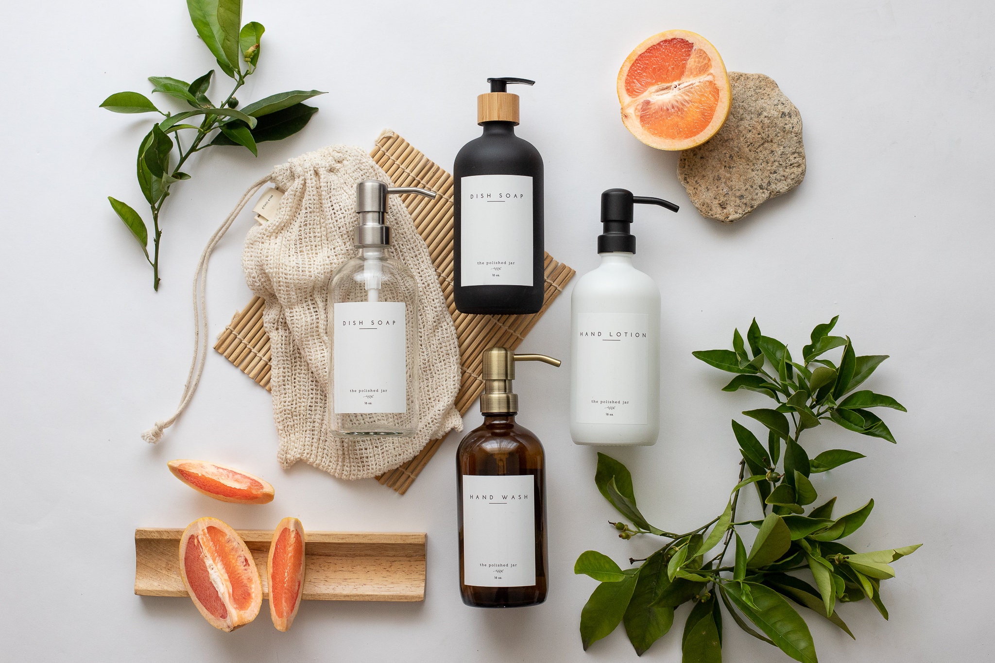 Bouteille en Verre | Distributeur de Savon Bouteille Ambrée ou Transparente Lavage Des Mains/À Vaiss