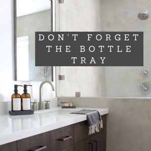 SALE-FINAL SALE-No Returns-Scratched Plastic Bottle Bottle Soap Dispenser Shampoo/Conditioner/Dish SoapSignature Collection image 5