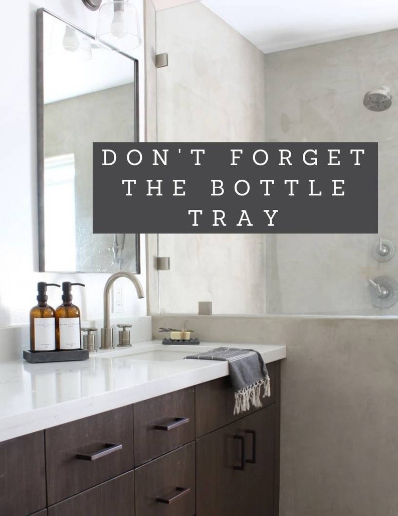 SALE-FINAL SALE-No Returns-Scratched Plastic Bottle Bottle Soap Dispenser Shampoo/Conditioner/Dish SoapSignature Collection image 5
