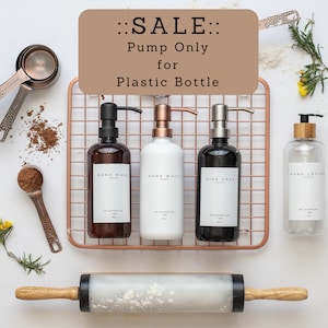 SALE-KEINE Rückgabe-Markiert | Metall- oder Kunststoffflasche Nur für Kunststoffflasche | Seifenspender | Lotions-Pumpe | Dish Seifen-Pumpe