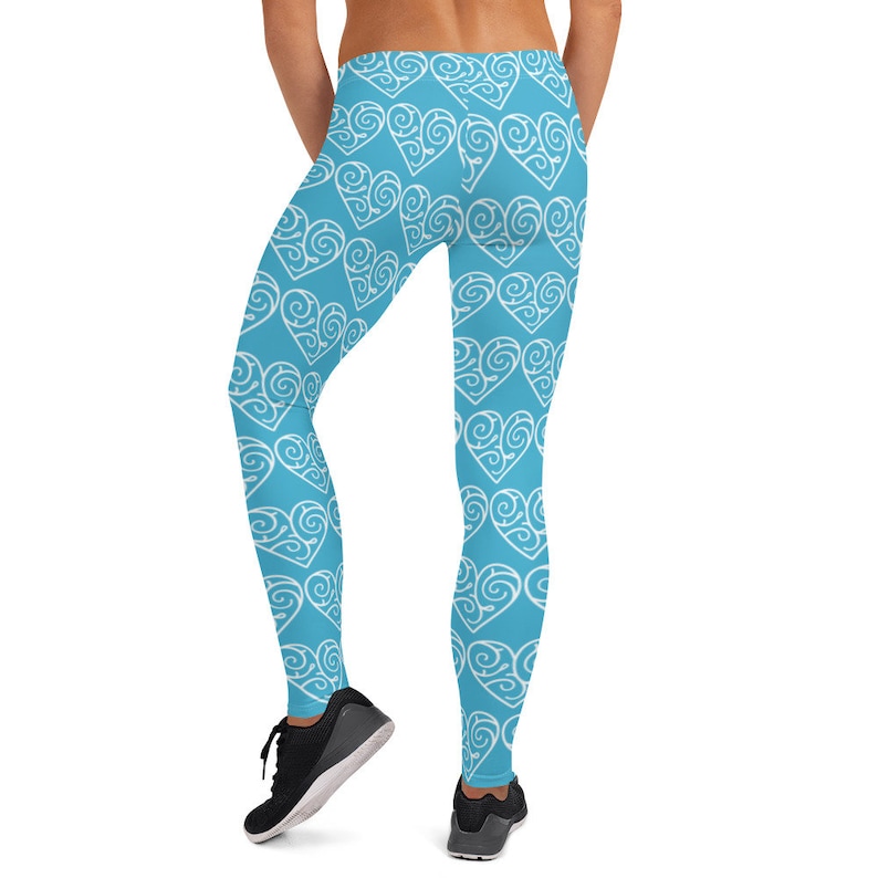 Leggings,spandex,tights,exercise pants,jogging pants,workout pants,workouts,heart leggings,