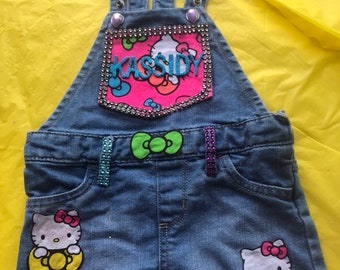 ヴィンテージ【HelloKitty】オーバーオール ロンパース Amazon