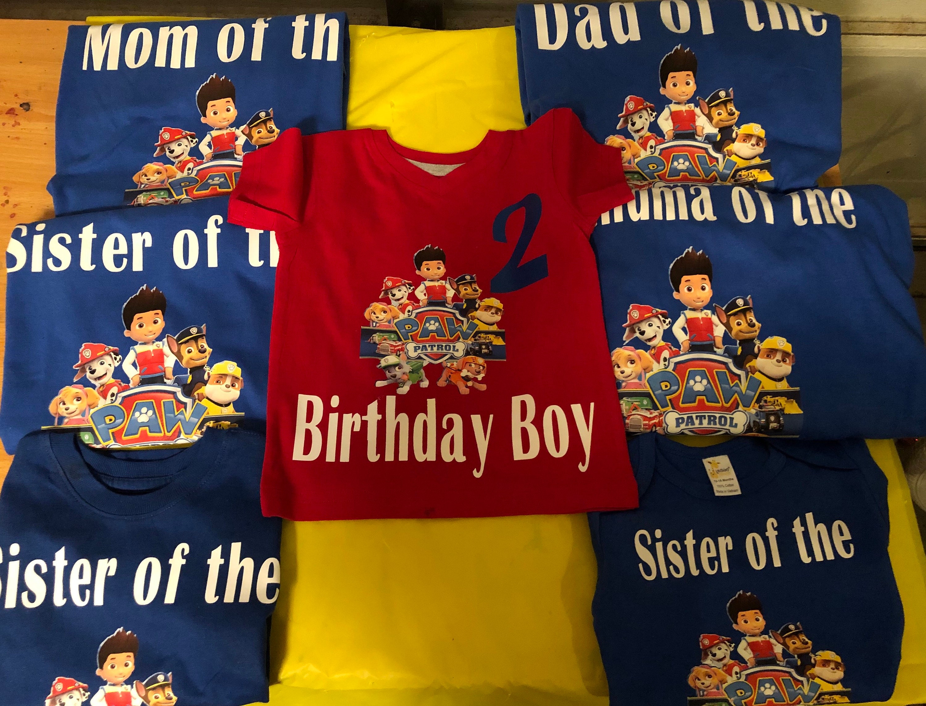 Paw Patrol Family Shirts | Etsy